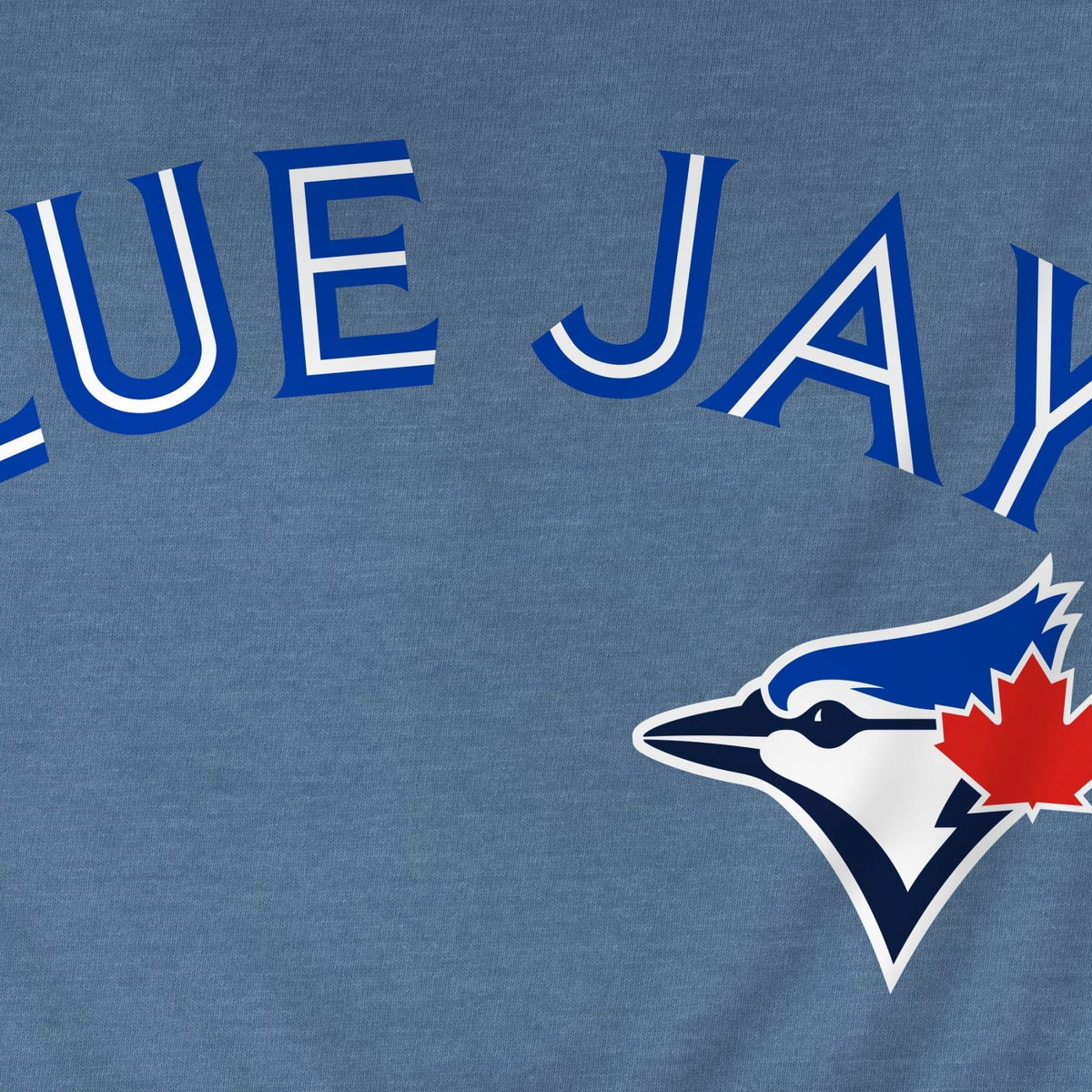 Toronto Blue Jays MLB Bulletin Men Light Blue Wordmark T-Shirt product image 2, provided for visual reference and product
