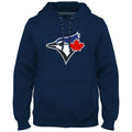 Toronto Blue Jays MLB Bulletin Men Navy Express Twill Birdhead Logo Hoodie product image 1, provided for visual reference
