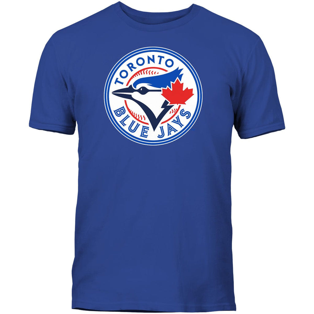 Toronto Blue Jays MLB Bulletin Men Royal Blue Basic Logo T-Shirt product image 1, provided for visual reference and product