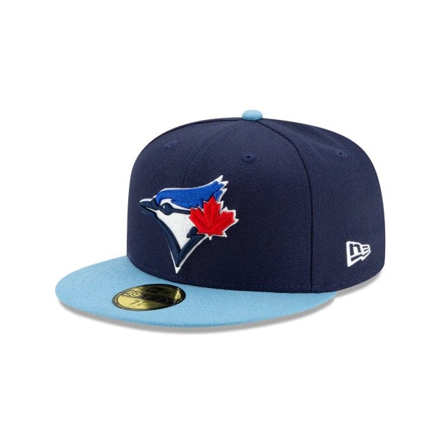 Toronto Blue Jays MLB New Era Men Navy/Light Blue 59Fifty Authentic Collection Alternate 4 Fitted Hat product image 1,