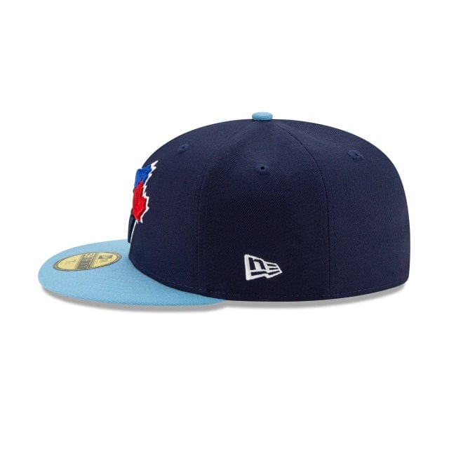 Toronto Blue Jays MLB New Era Men Navy/Light Blue 59Fifty Authentic Collection Alternate 4 Fitted Hat product image 5,
