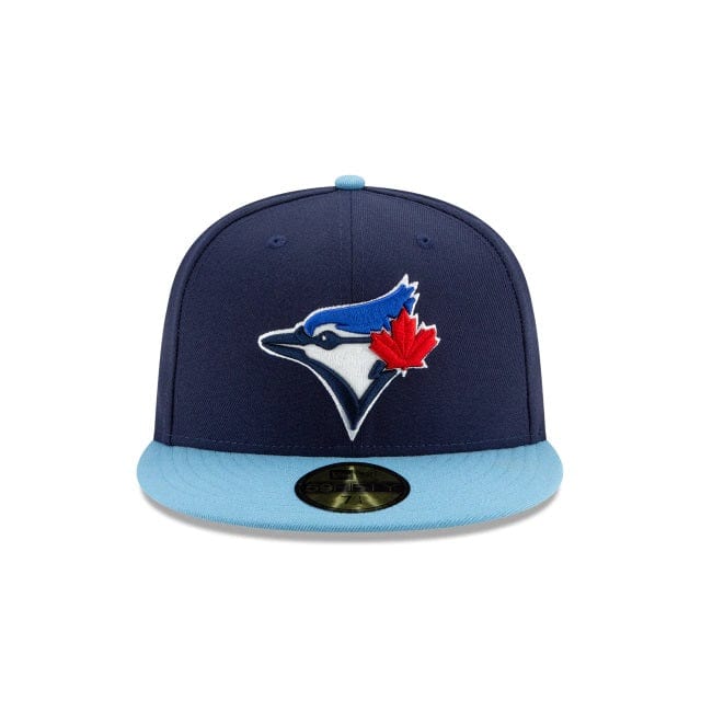 Toronto Blue Jays MLB New Era Men Navy/Light Blue 59Fifty Authentic Collection Alternate 4 Fitted Hat product image 4,