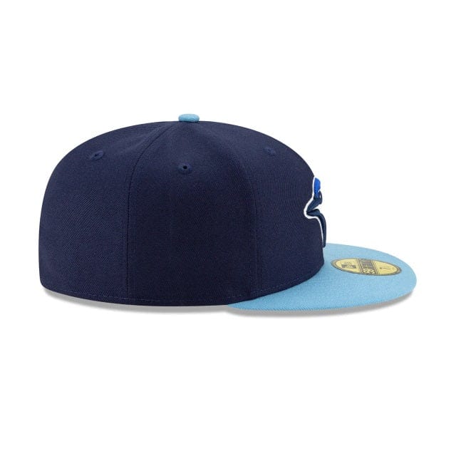 Toronto Blue Jays MLB New Era Men Navy/Light Blue 59Fifty Authentic Collection Alternate 4 Fitted Hat product image 6,