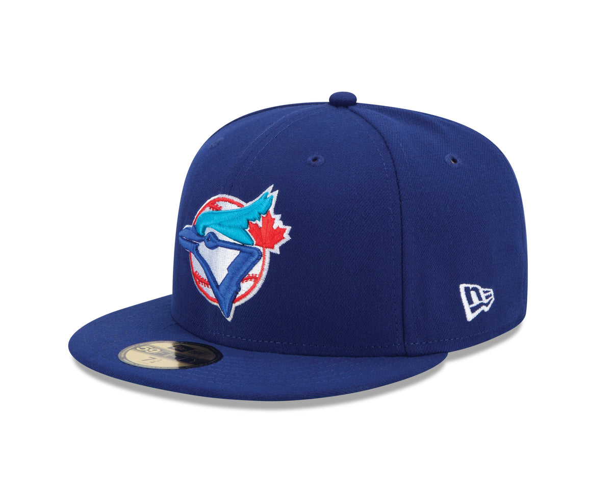 Toronto Blue Jays MLB New Era Men Royal Blue 59Fifty Cooperstown Fitted Hat product image 1, provided for visual reference
