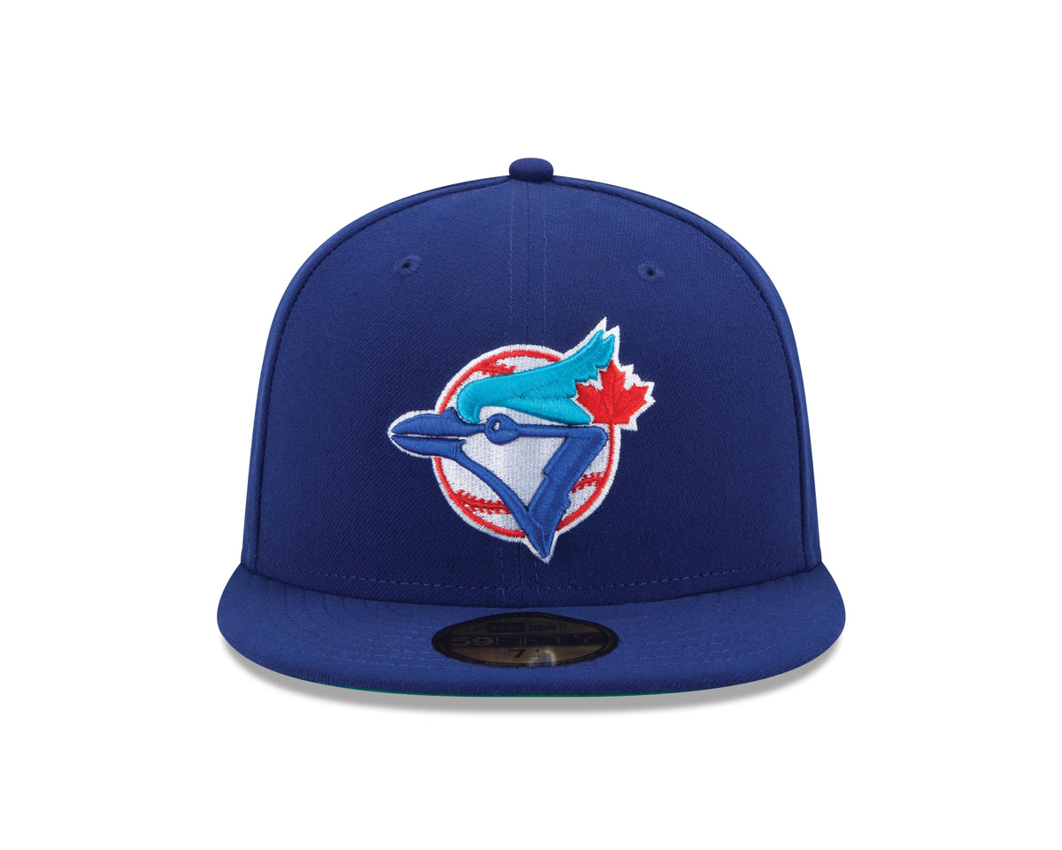 Toronto Blue Jays MLB New Era Men Royal Blue 59Fifty Cooperstown Fitted Hat product image 4, provided for visual reference