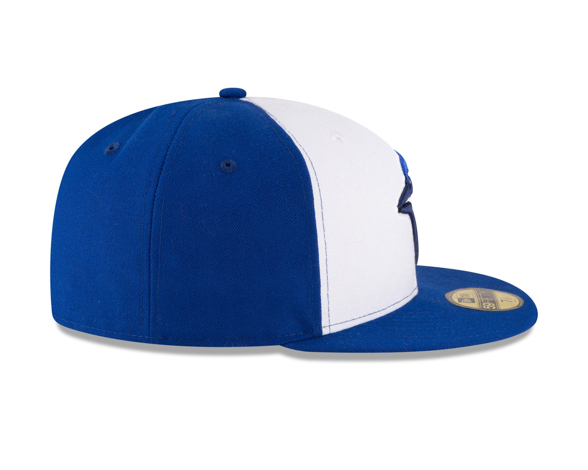 Toronto Blue Jays MLB New Era Men White/Royal Blue 59Fifty Authentic Collection Fitted Hat product image 6, provided for