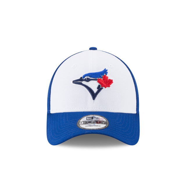 Toronto Blue Jays MLB New Era Men White/Royal Blue 9Forty The League Alternate Adjustable Hat product image 2, provided for