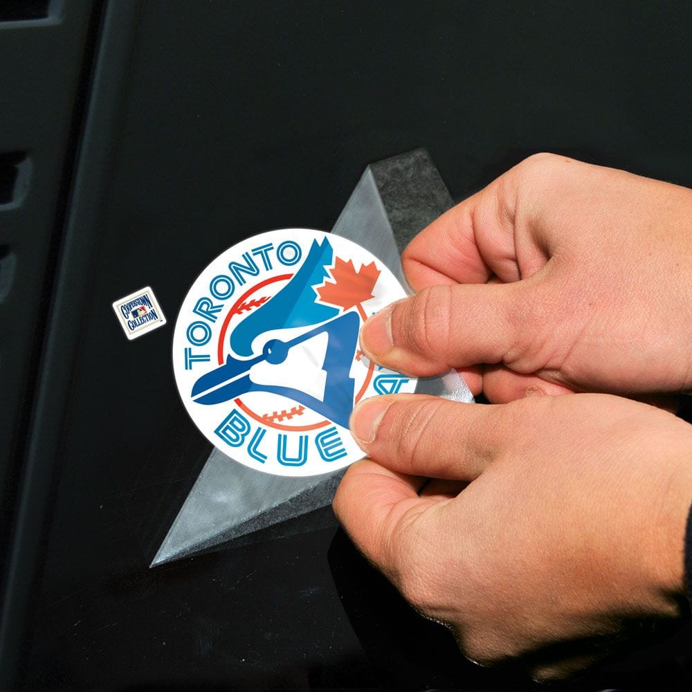 Toronto Blue Jays MLB Wincraft Cooperstown Perfect Cut Color Decal 4" x 4" product image 2, provided for visual reference