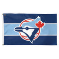 Toronto Blue Jays MLB WinCraft 3'x5' Deluxe Cooperstown Flag product image 1, provided for visual reference and product