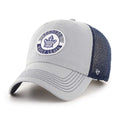 Toronto Maple Leafs NHL 47 Brand Men Grey Porter Clean Up Adjustable Hat product image 1, provided for visual reference and