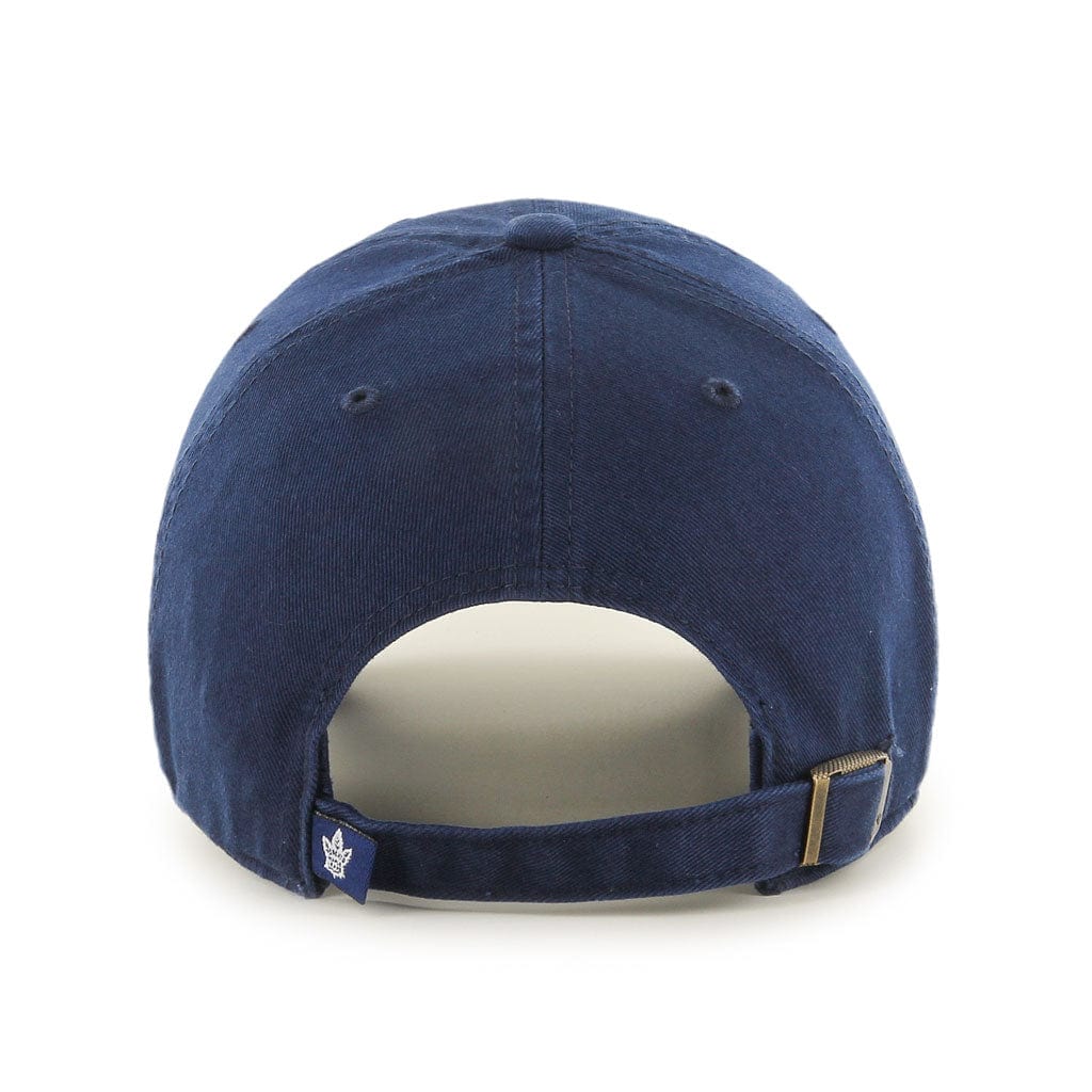 Toronto Maple Leafs NHL 47 Brand Men Navy Clean Up Adjustable Hat product image 2, provided for visual reference and product