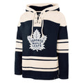 Toronto Maple Leafs NHL 47 Brand Men Navy Heavyweight Lacer Hoodie product image 1, provided for visual reference and