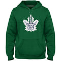Toronto Maple Leafs NHL Bulletin Men Green Express Twill Logo Hoodie product image 1, provided for visual reference and