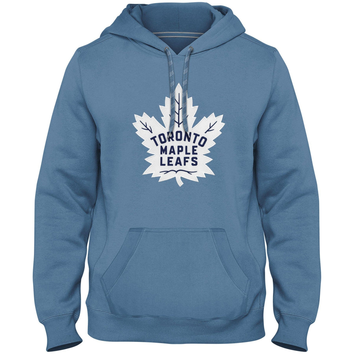 Toronto Maple Leafs NHL Bulletin Men Light Blue Express Twill Logo Hoodie product image 1, provided for visual reference and