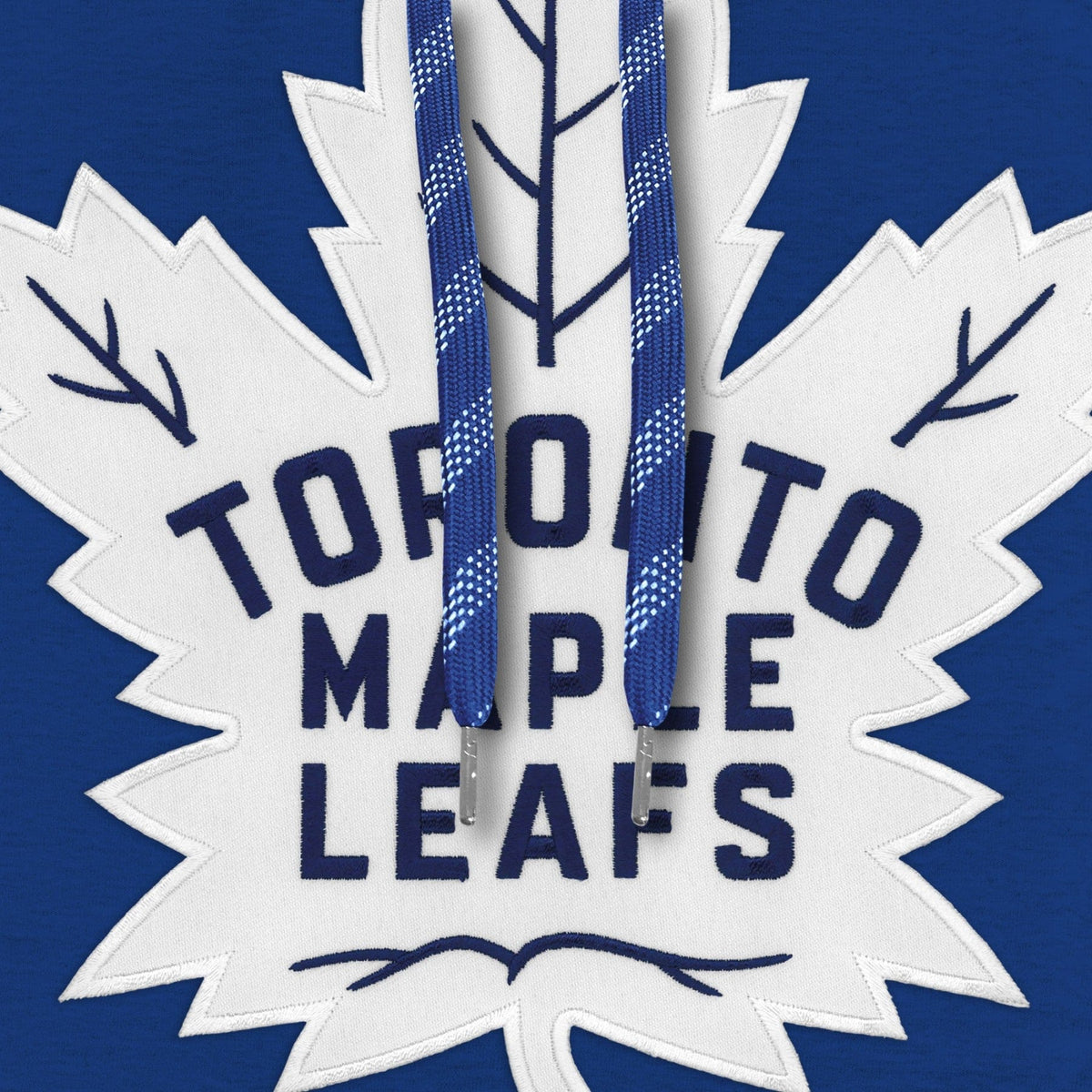 Toronto Maple Leafs NHL Bulletin Men Royal Blue Express Twill Logo Hoodie product image 3, provided for visual reference and