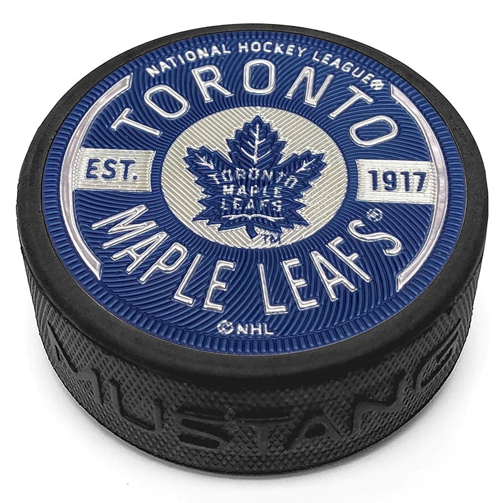 Toronto Maple Leafs NHL Gear Trimflexx Hockey Puck product image 1, provided for visual reference and product detail review