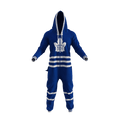 Toronto Maple Leafs NHL Hockey Sockey Men Royal Blue Team Uniform Onesie product image 1, provided for visual reference and