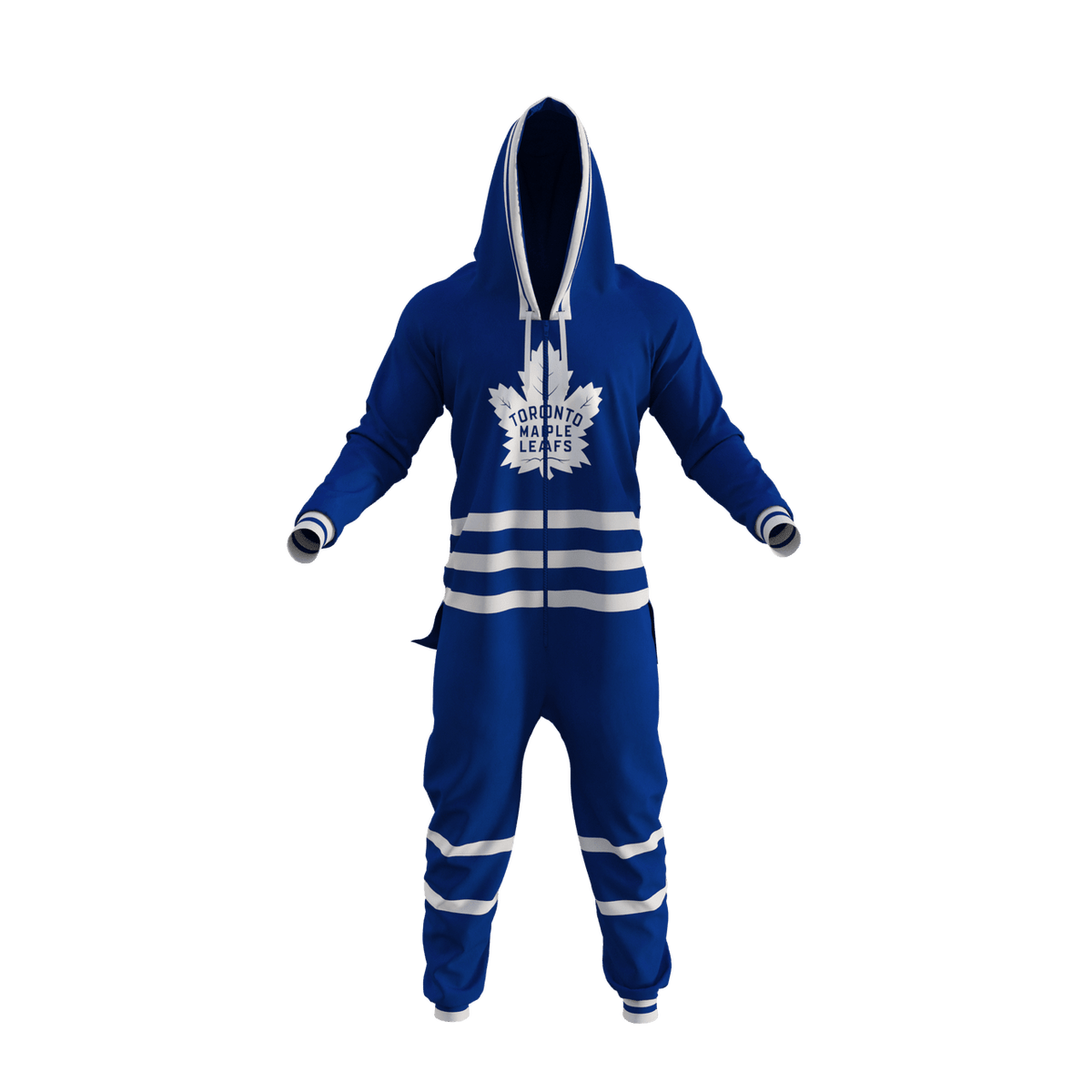 Toronto Maple Leafs NHL Hockey Sockey Men Royal Blue Team Uniform Onesie product image 1, provided for visual reference and