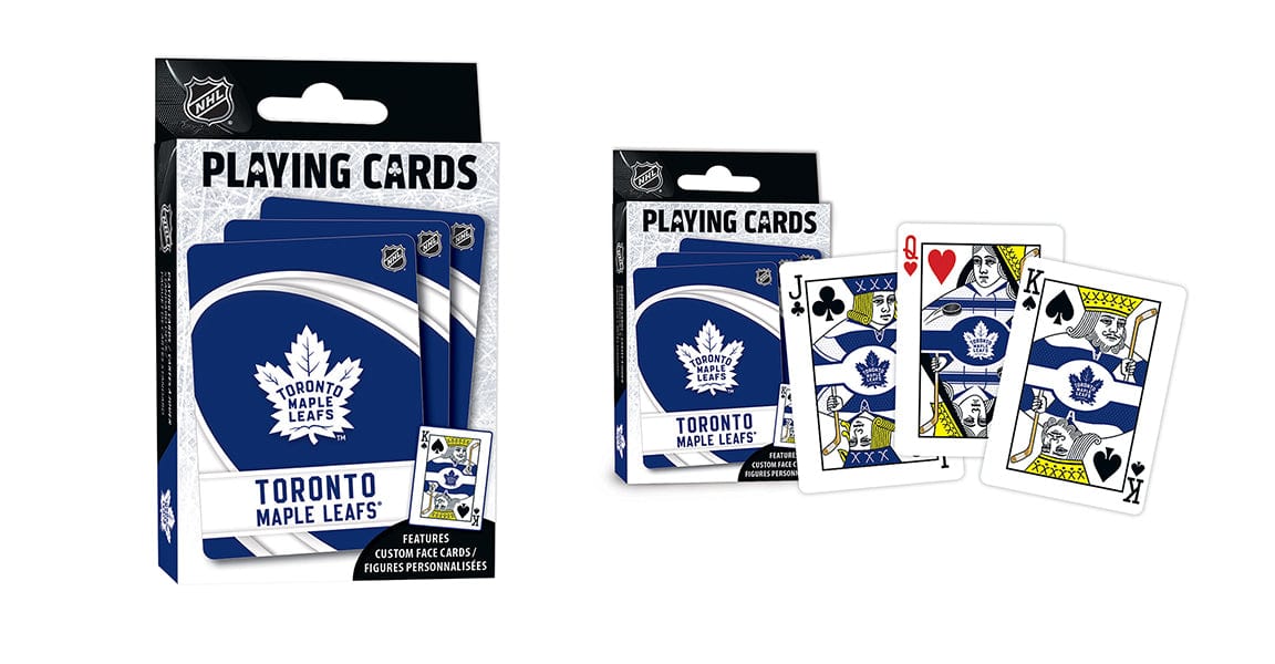Toronto Maple Leafs NHL Masterpieces Playing Cards product image 2, provided for visual reference and product detail review