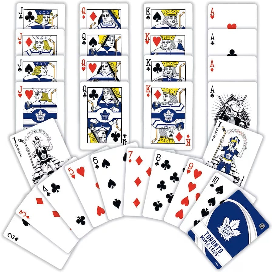 Toronto Maple Leafs NHL Masterpieces Playing Cards product image 3, provided for visual reference and product detail review