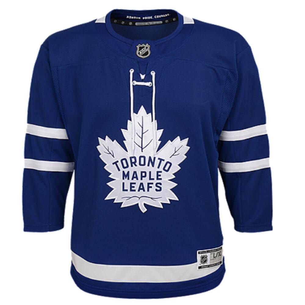 Toronto Maple Leafs NHL Outerstuff Youth Royal Blue Premier Jersey product image 1, provided for visual reference and