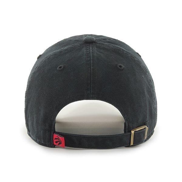Toronto Raptors NBA 47 Brand Men Black Clean Up Adjustable Hat product image 2, provided for visual reference and product