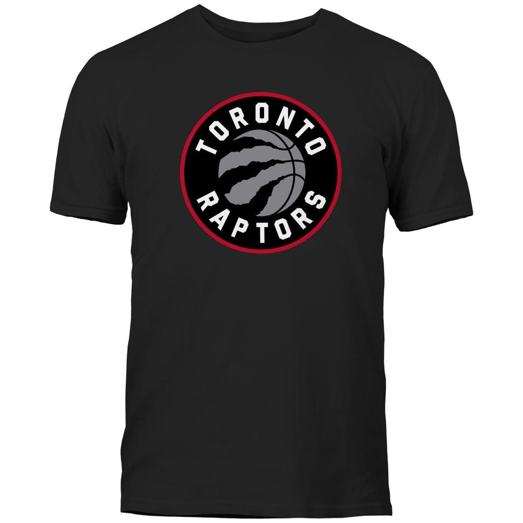 Toronto Raptors NBA Bulletin Men Black Basic Logo T-Shirt product image 2, provided for visual reference and product detail