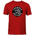 Toronto Raptors NBA Bulletin Men Red Basic Logo T-Shirt product image 1, provided for visual reference and product detail