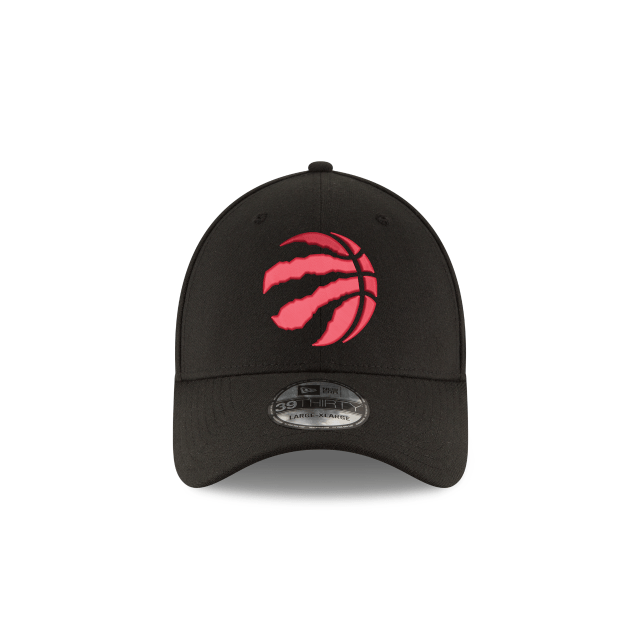 Toronto Raptors NBA New Era Men Black 39Thirty Team Classic Stretch Fit Hat product image 4, provided for visual reference