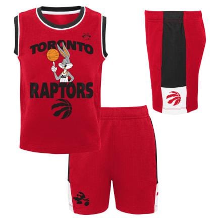 Toronto Raptors NBA Outerstuff Toddler Red Team Zone Defense Tank & Shorts Set product image 2, provided for visual