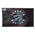 Toronto Raptors NBA WinCraft 3'x5' Deluxe Design Two Flag product image 1, provided for visual reference and product detail