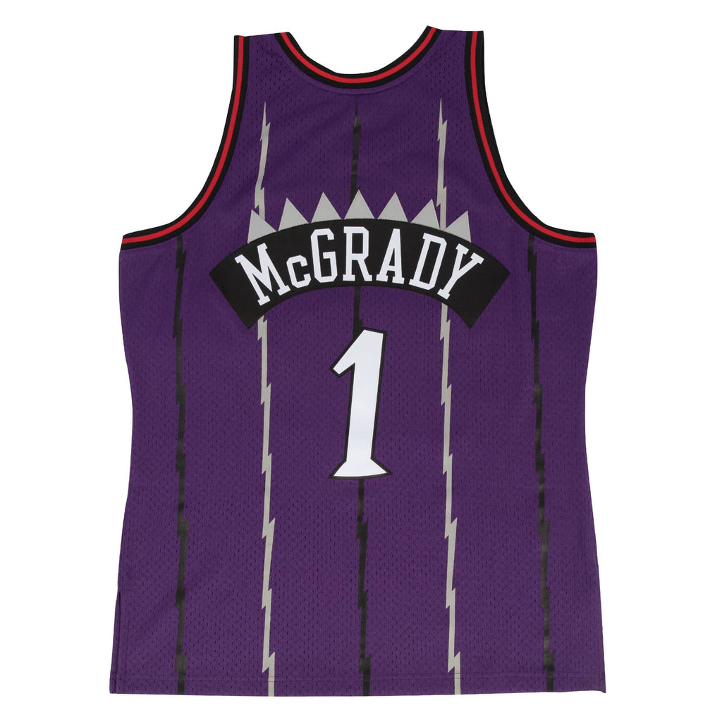 Tracy McGrady Toronto Raptors NBA Mitchell & Ness Men Purple 1998-99 Hardwood Classics Swingman Jersey product image 2,