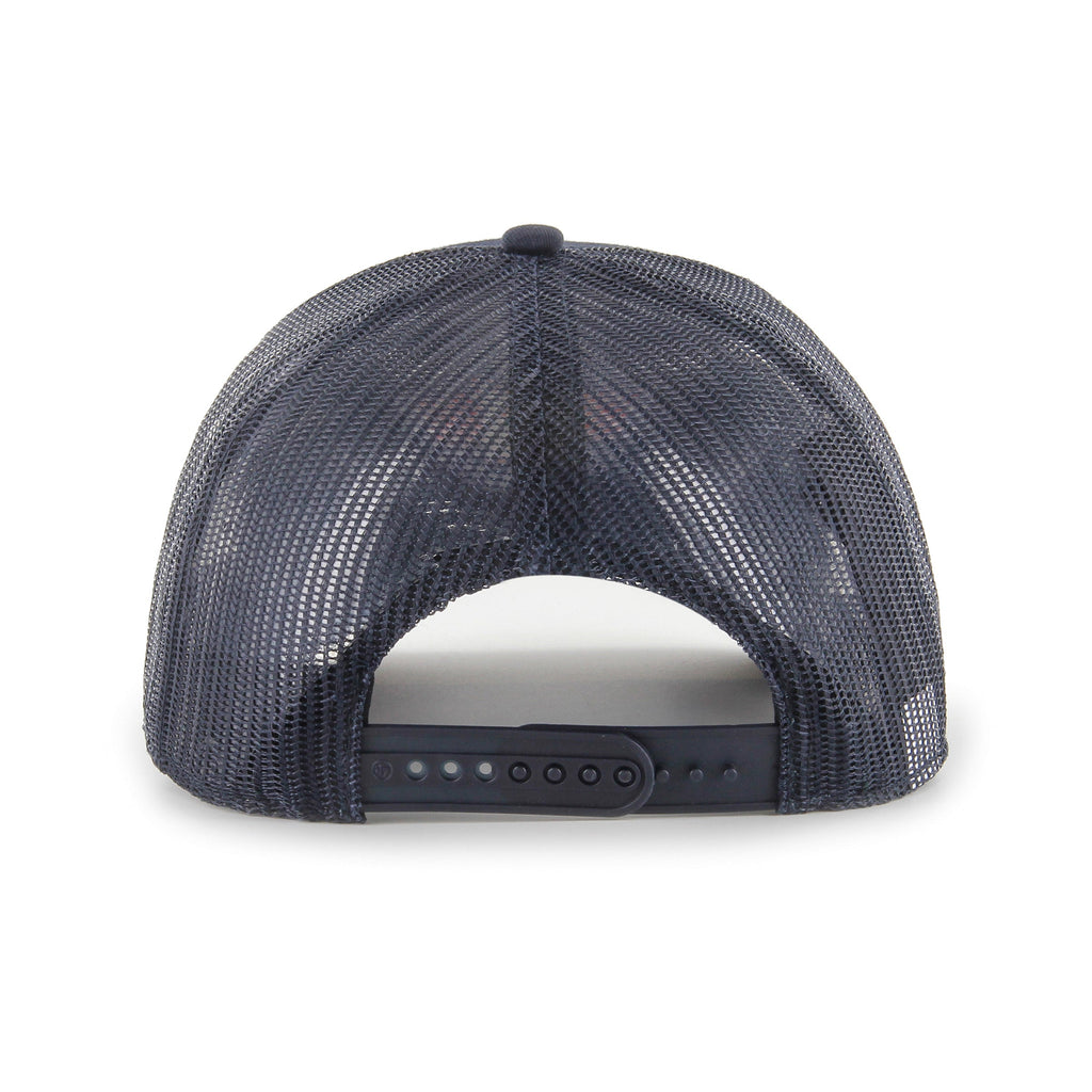 Montreal Canadiens NHL 47 Brand Men Navy Trucker Snapback product image 2, provided for visual reference and product detail