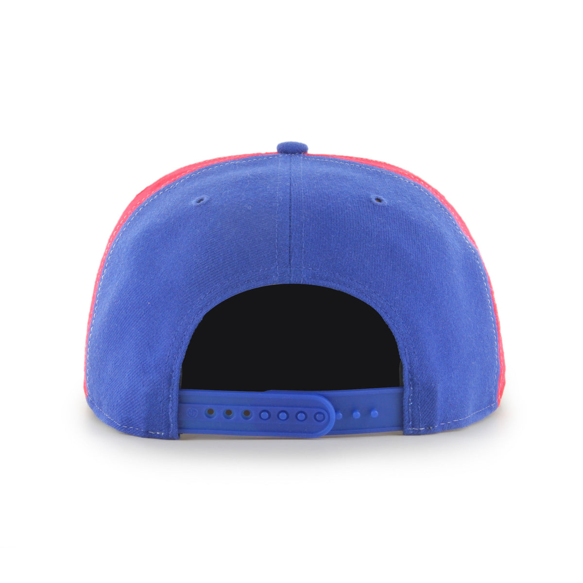 Montreal Expos MLB 47 Brand Men Tricolor Sure Shot Pinwheel Captain Snapback product image 2, provided for visual reference