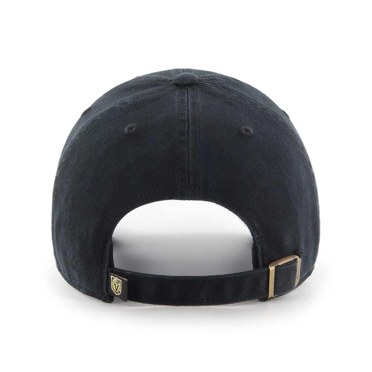 Las Vegas Golden Knights NHL 47 Brand Men Black Clean Up Adjustable Hat product image 2, provided for visual reference and