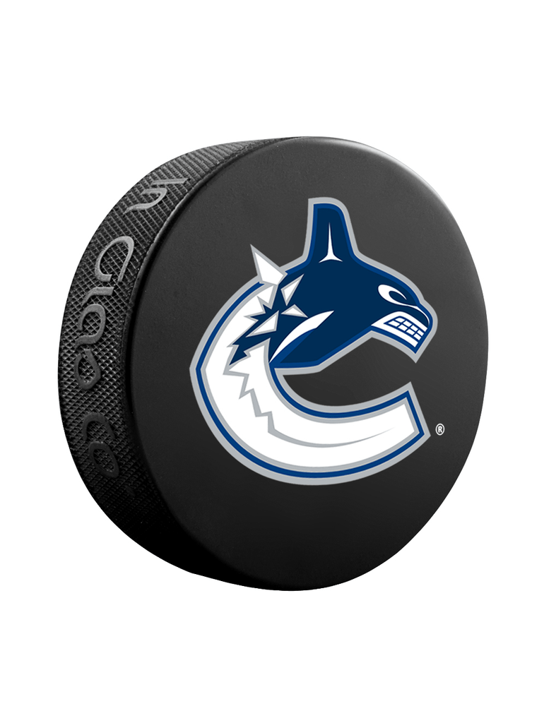 Vancouver Canucks NHL Inglasco Basic Souvenir Hockey Puck product image 1, provided for visual reference and product detail