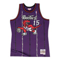 Vince Carter Toronto Raptors NBA Mitchell & Ness Men Purple 1998-99 Hardwood Classics Swingman Jersey product image 1,