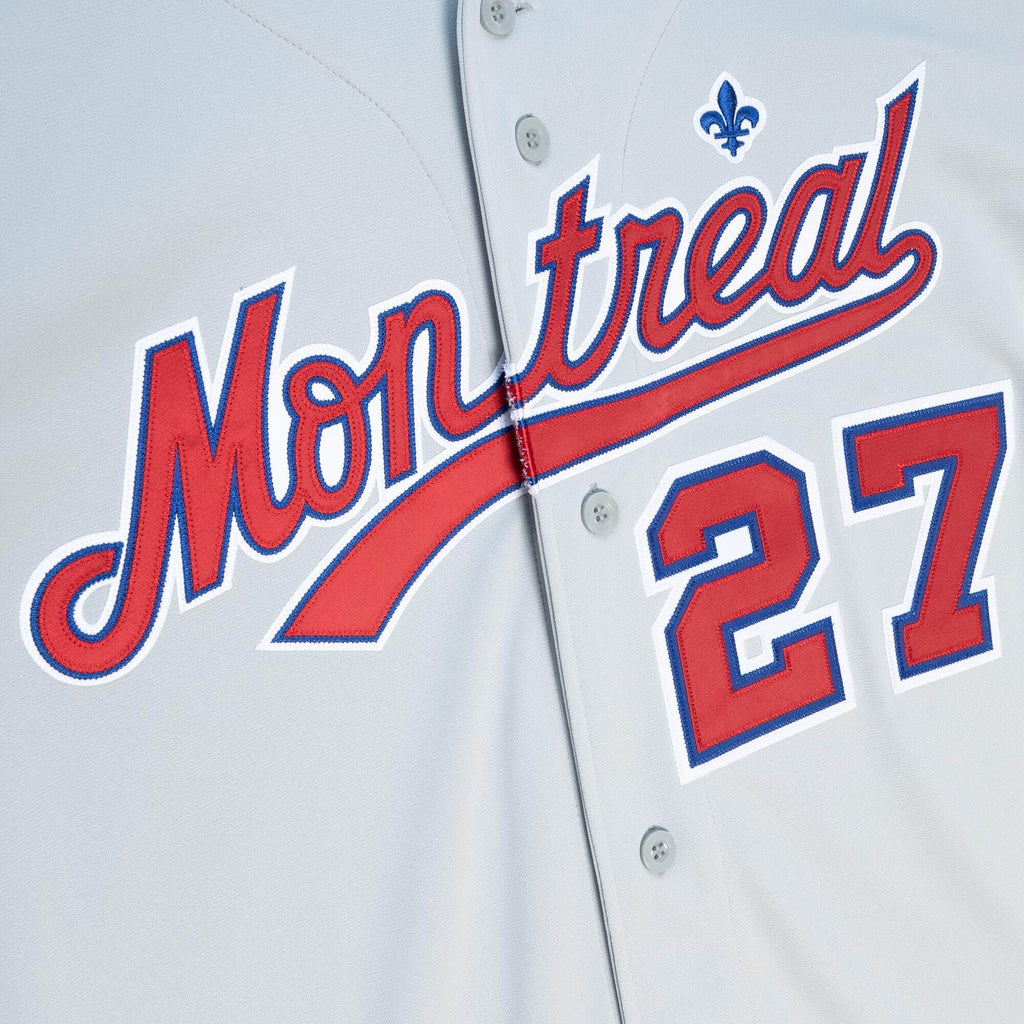 Vladimir Guerrero Montreal Expos MLB Mitchell & Ness Men Grey 1997 Authentic Jersey product image 3, provided for visual