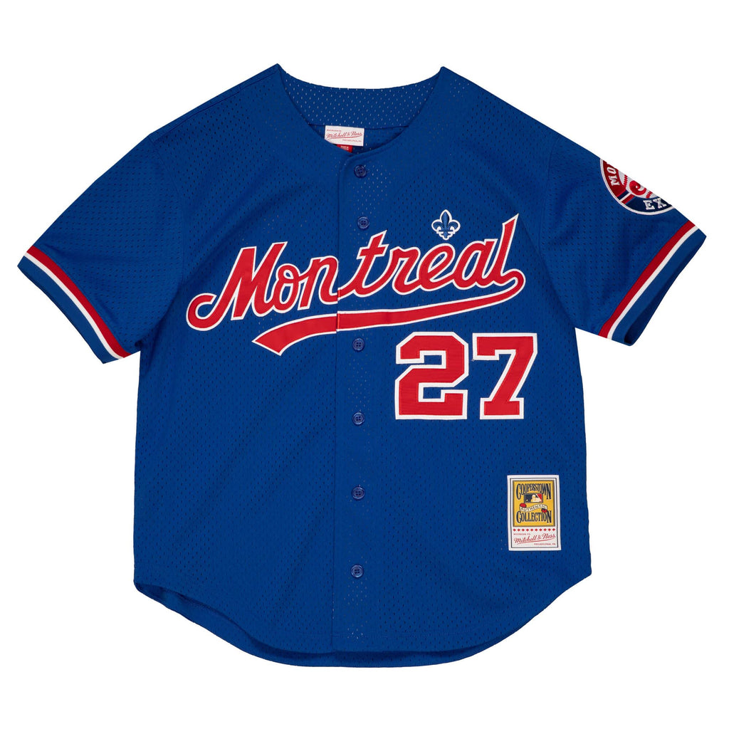 Vladimir Guerrero Montreal Expos MLB Mitchell & Ness Men Royal Blue 1997 Authentic BP Jersey product image 1, provided for