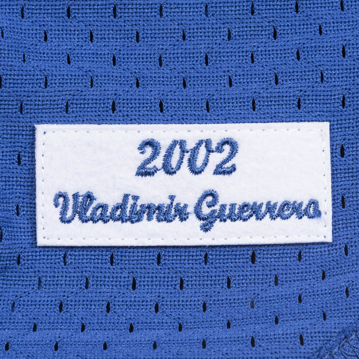Vladimir Guerrero Montreal Expos MLB Mitchell & Ness Men Royal Blue 2002 Authentic BP Jersey product image 6, provided for