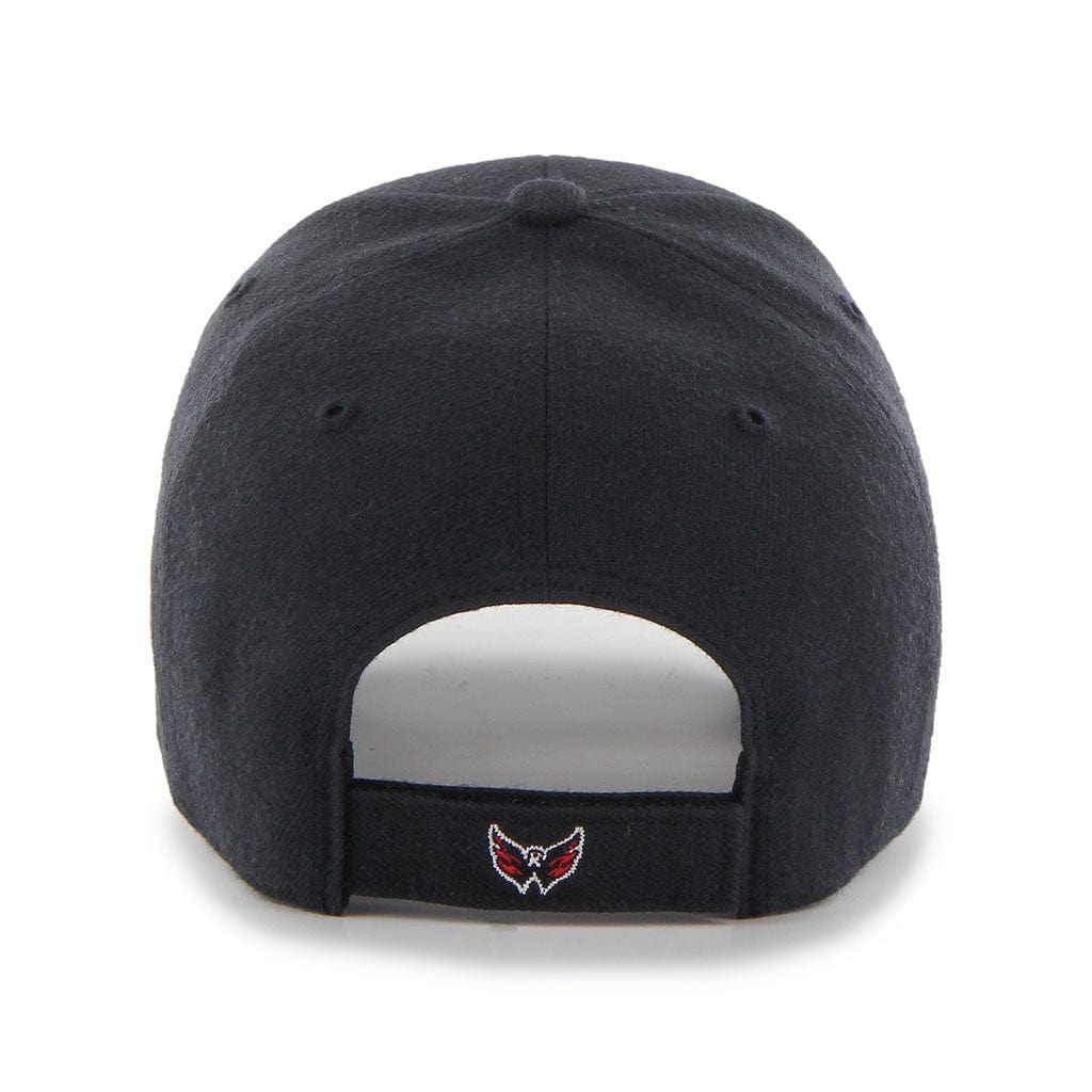 Washington Capitals NHL 47 Brand Men Black MVP Adjustable Hat product image 2, provided for visual reference and product