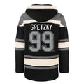 Wayne Gretzky Los Angeles Kings NHL 47 Brand Men Black Heavyweight Lacer Hoodie product image 1, provided for visual