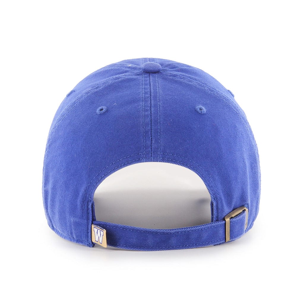 Winnipeg Blue Bombers CFL 47 Brand Men Navy Clean Up Adjustable Hat product image 2, provided for visual reference and