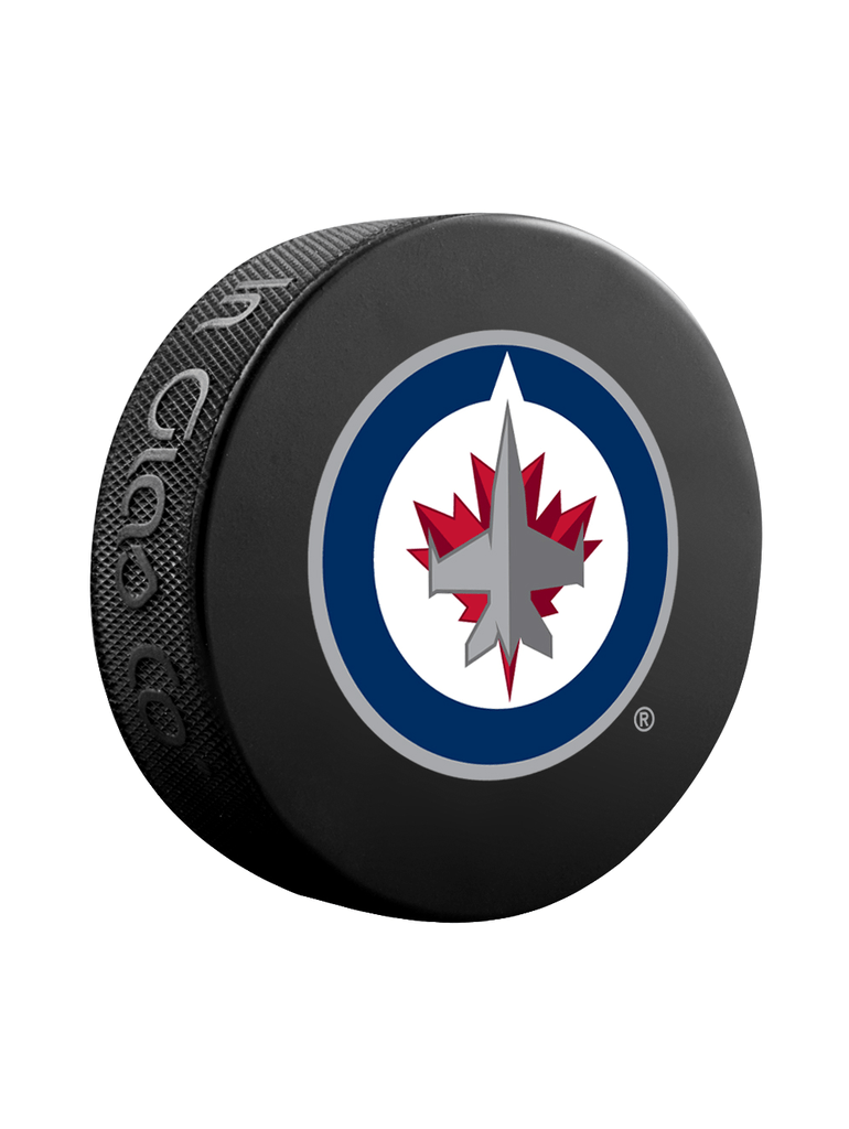 Winnipeg Jets NHL Inglasco Basic Souvenir Hockey Puck product image 1, provided for visual reference and product detail